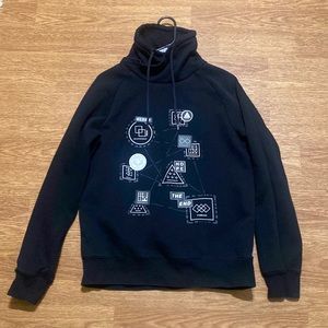 Black H&M Graphic Sweater